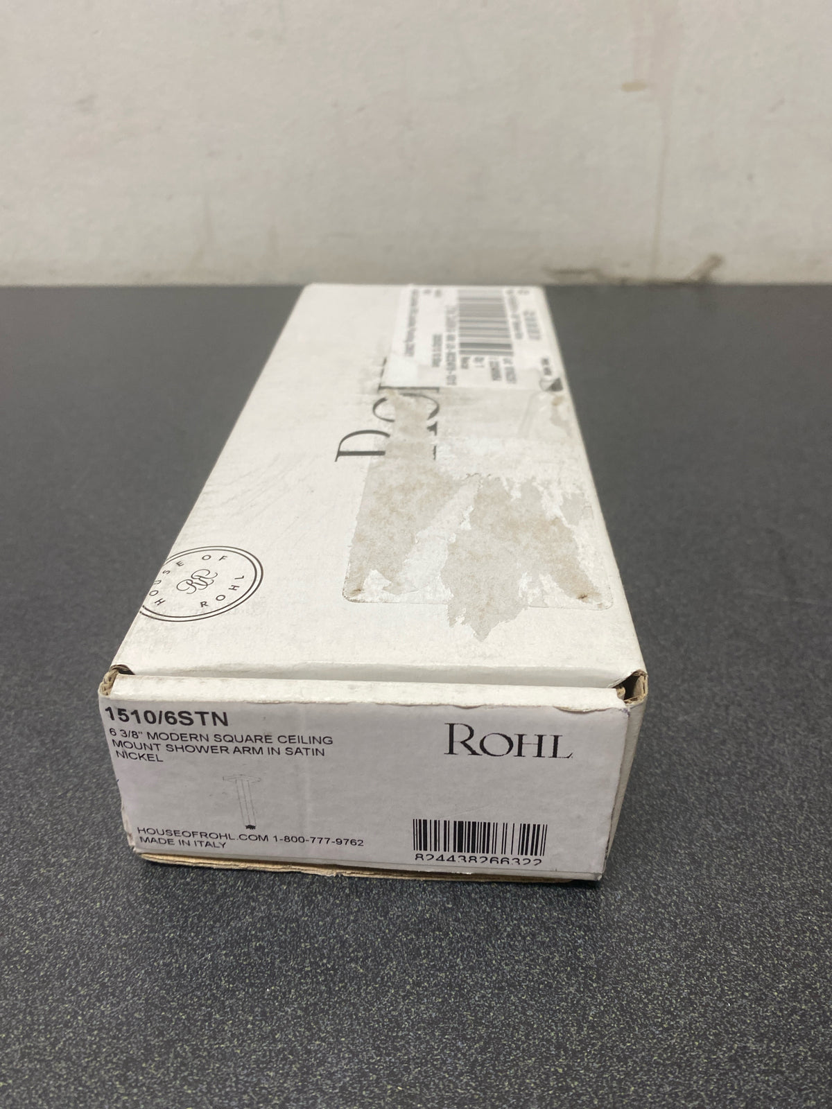 Rohl 1510/6STN Shower ARMS, 6-Inch, Satin Nickel
