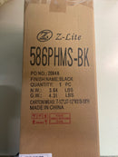 Z-Lite 586PHMS-BK Glenwood 15" Tall Outdoor Single Head Post Light - Black