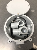 Carlon E970CDE-CTN 3/4 in. PVC Type-X Round Junction Box with Cover