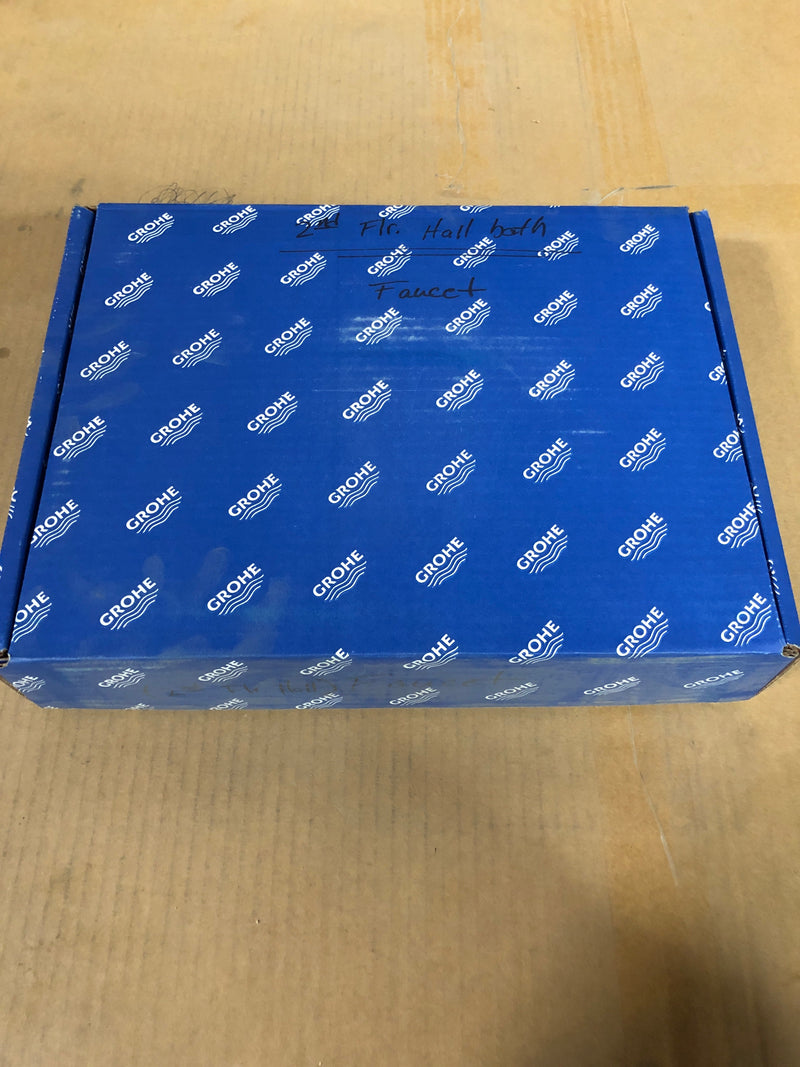 Grohe 20294003 Eurosmart 1.2 GPM Deck Mounted Widespread Bathroom Faucet with Drain Assembly - Starlight Chrome