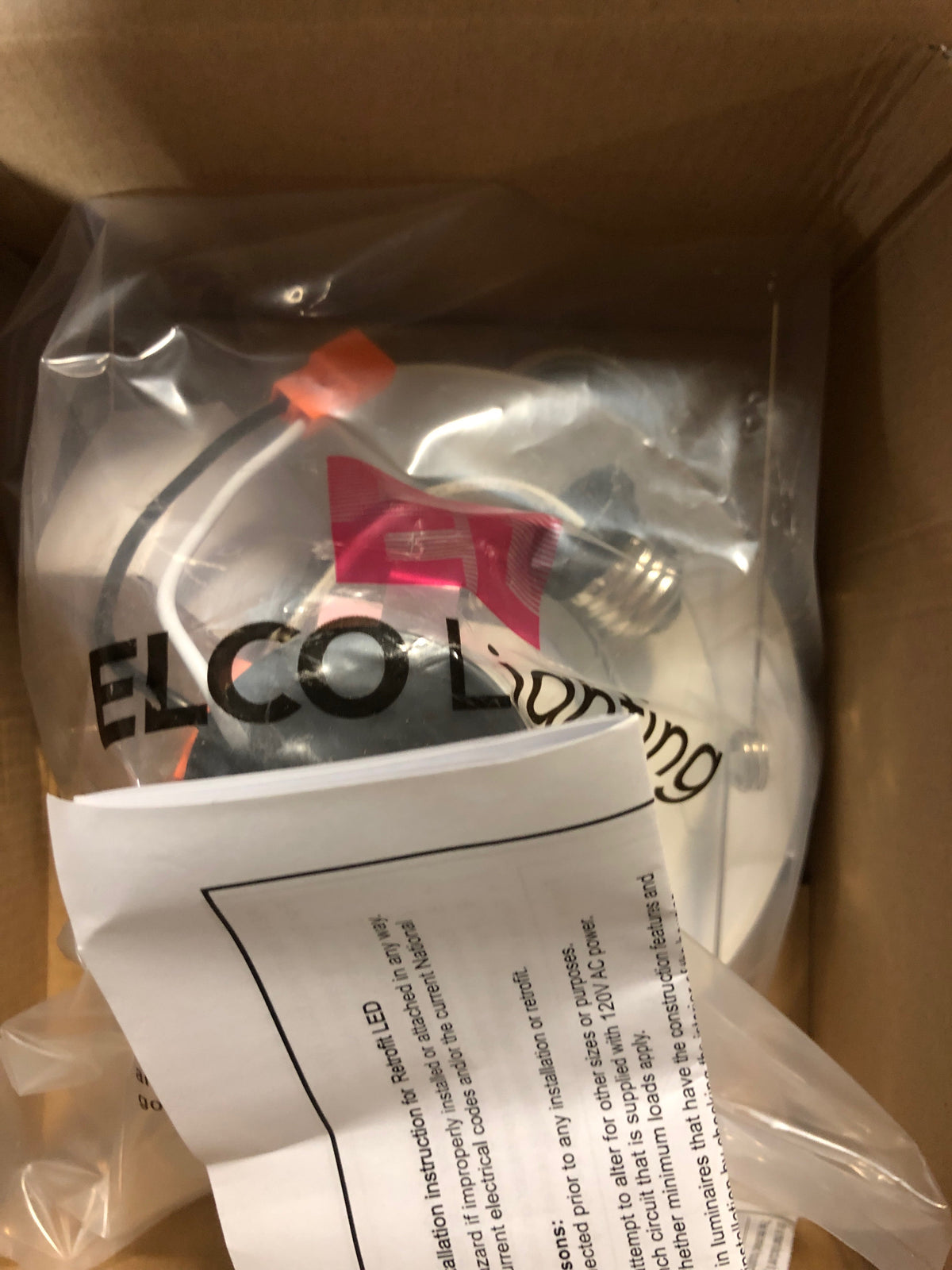 Elco EL69727W2 6" Integrated LED Adjustable Recessed Trim - 950 Lumens 2700 Kelvin - White