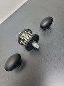 Baldwin PSELLTRR190 Ellipse Passage Door Knob with Round Rose - Satin Black