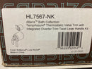 Brizo Allaria: TempAssure Thermostatic Valve Trim with Integrated Diverter Trim Twist Lever Handle Kit - HL7567-NK