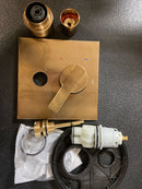 Delta T24867-CZ Ara 14 Series Pressure Balanced Valve Trim with Integrated 3 Function Diverter for Two Shower Applications - Less Rough-In - Champagne Bronze