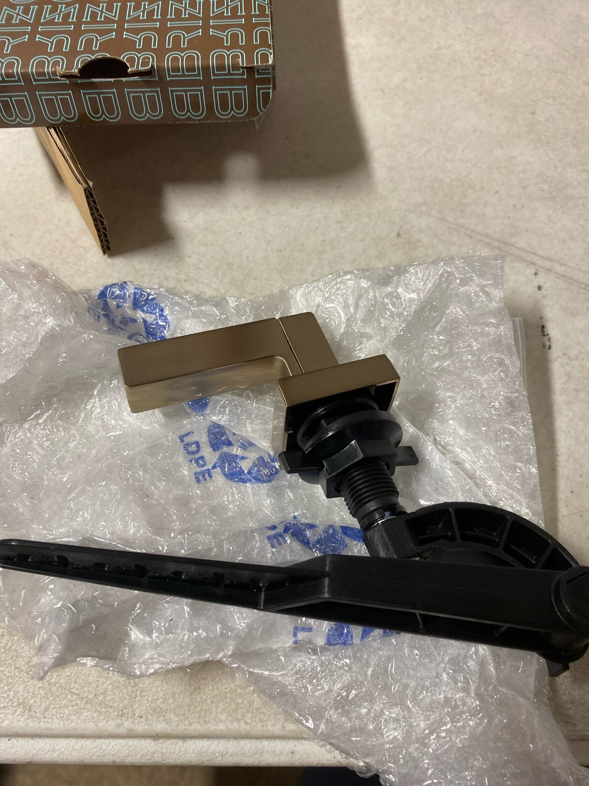 Brizo 696322-GL Frank Lloyd Wright Universal Tank Lever - Front or Left Side Mount - Luxe Gold