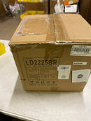 Elegant Lighting LD2225BR Baxter 12" Wide Pendant - Brass / Frosted White