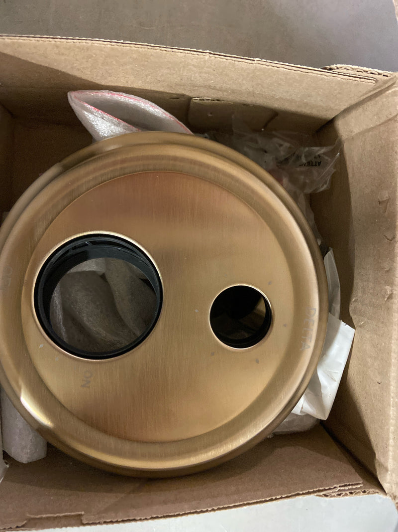 Delta T27997 Cassidy 17 Series Pressure Balanced Valve Trim with Integrated Volume Control and 6 Function Diverter for Three Shower Applications - Less Rough-In - Champagne Bronze
