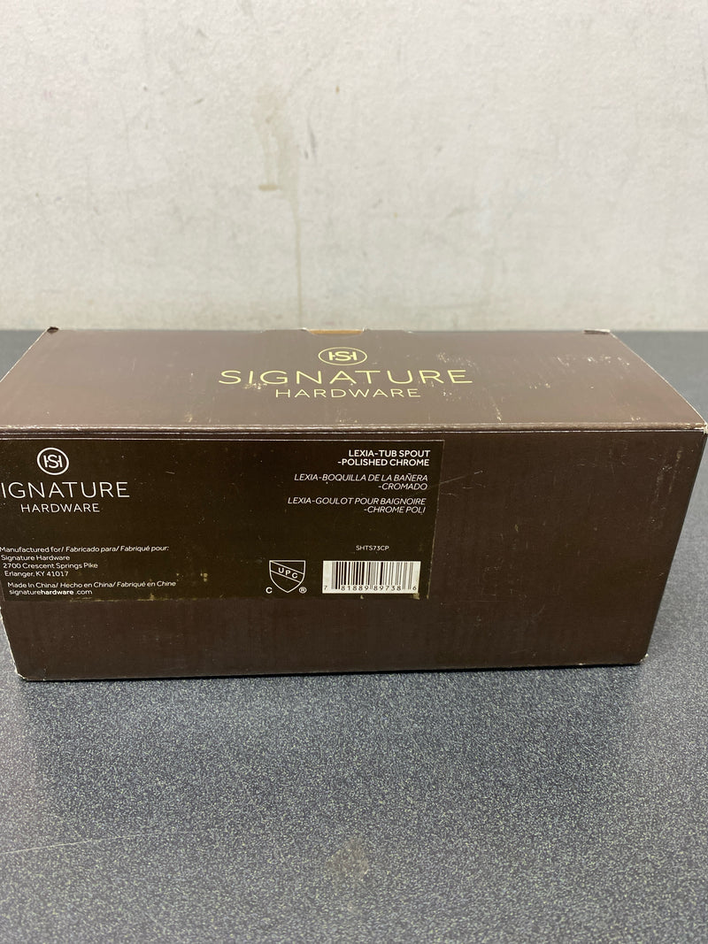 Signature Hardware SHTS73CP Lexia 6-7/8" Integrated Diverter Tub Spout - Chrome