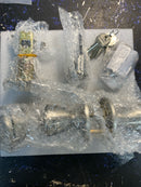 Callan KA3001 Brayden Single Cylinder Keyed Entry Knob and Deadbolt Combination Set - Satin Nickel