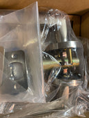 Emtek Privacy Set, Disk Rosette, Helios Lever (Right Hand, Satin Nickel)