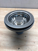 Rohl 736APC 3 1/2" Basket Strainer without remote pop-up - Polished Chrome