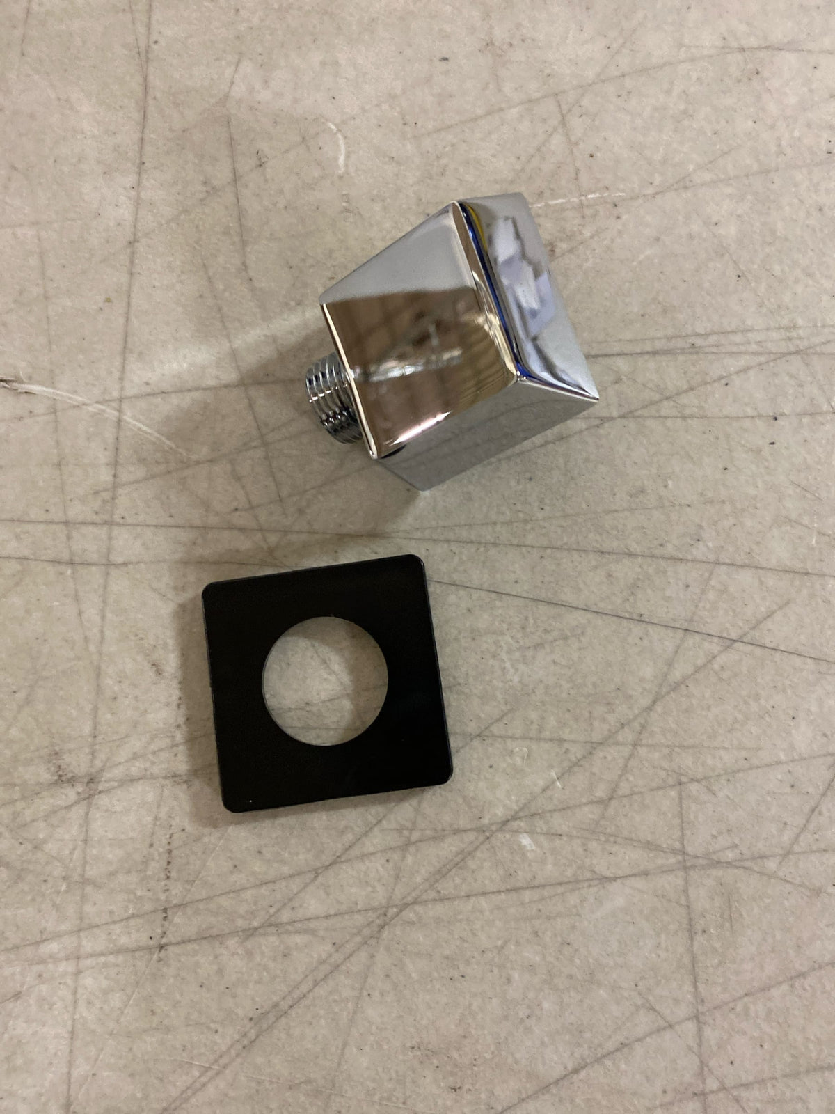 Delta 50570-PR Square Wall Supply Elbow for Hand Shower Hose Connection - Lumicoat Chrome