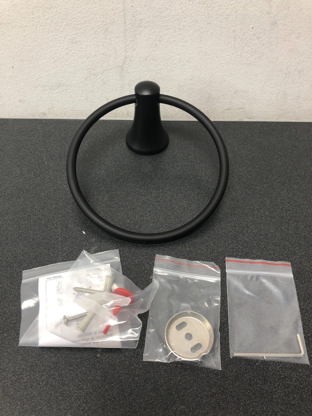 Kohler Tempered 6-7/8" Wall Mounted Towel Ring
