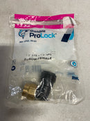 SharkBite ProLock 1/2 in. Push-To-Connect x FIP Plastic/Brass 90-Degree Elbow Fitting