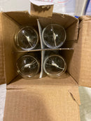 Feit electric T10L60CL930CAWFHDRP4 60W Equivalent T10L Dimmable Straight White Filament Clear E26 Vintage Edison LED Light Bulb Bright White 3000K (4-Pack)
