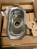 Elkay ELUH715 Harmony 10" Single Basin 18-Gauge Stainless Steel Kitchen Sink for Undermount Installations with SoundGuard Technology and Lustertone Finish - Stainless Steel