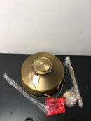 Austin Allen 9D328A Oakwood Urban/Industrial Metal Shade Pendant Lighting Fixture, 1-Light 100 Watt, 7"H x 18"W, Aged Brass