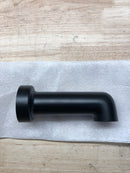 Moen 3892BL Level Wall-Mount Non-Diverter Tub Spout, 6-1/2, 1/2 Slip Fit, Matte Black