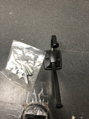 Amerock H37002MB Kinsale 5-1/4 in. L Matte Black Double Prong Wall Hook