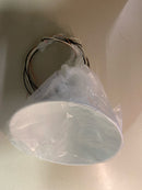 Millennium RAS10-WH Restoration One Light Angle Shade from R Series Collection in White Finish