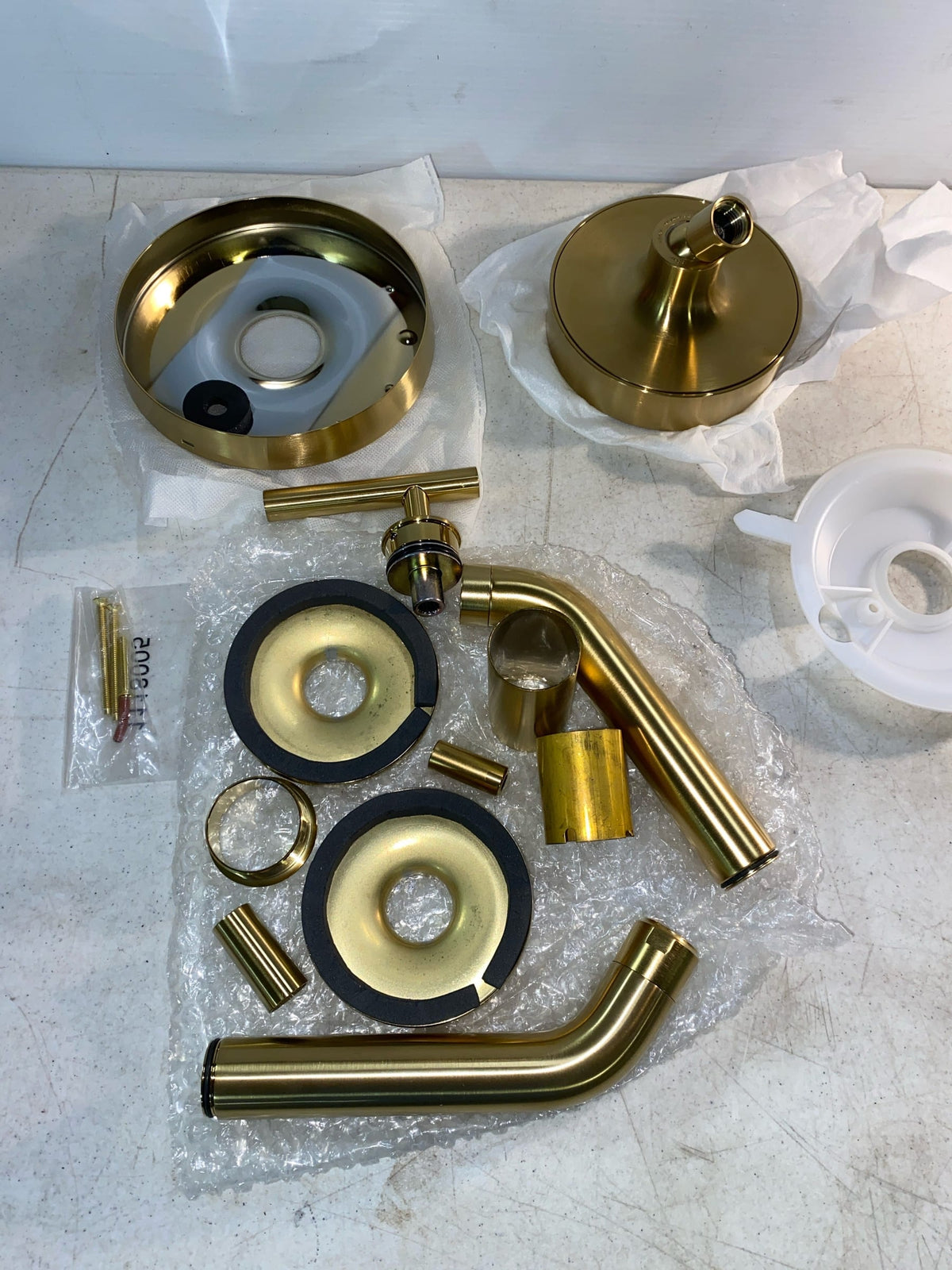 Kohler K-T14420-4G-2MB Purist Tub and Shower Trim Package with 1.75 GPM Single Function Shower Head with Rite-Temp Technology - Vibrant Brushed Moderne Brass