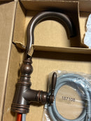 Moen S53004ORB Weymouth 1.5 GPM Single Hole Pull Down Bar Faucet with Duralast Cartridge and Reflex, PowerClean, and Duralock Technologies - Oil Rubbed Bronze