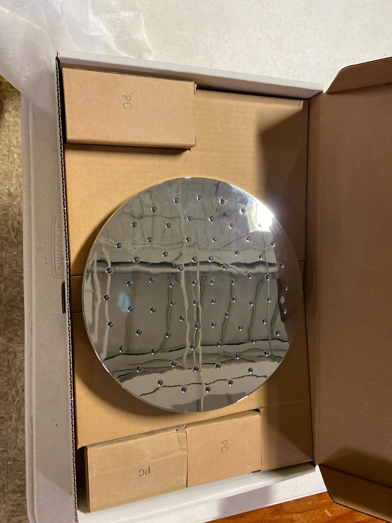 Delta 342702 Modern Round Non Shared Function Shower System Package with 1.75GPM Single Function Shower Head and Hand Shower - Includes Rough-In - Chrome