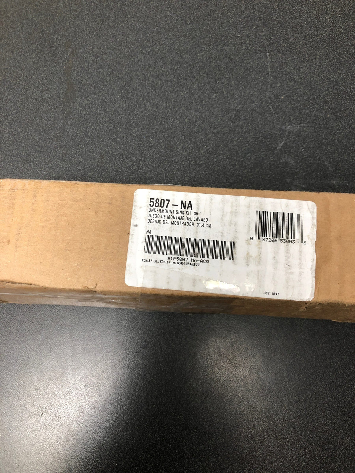 Kohler K-5807-NA Kathryn 36" Undermount Sink Kit - N/A