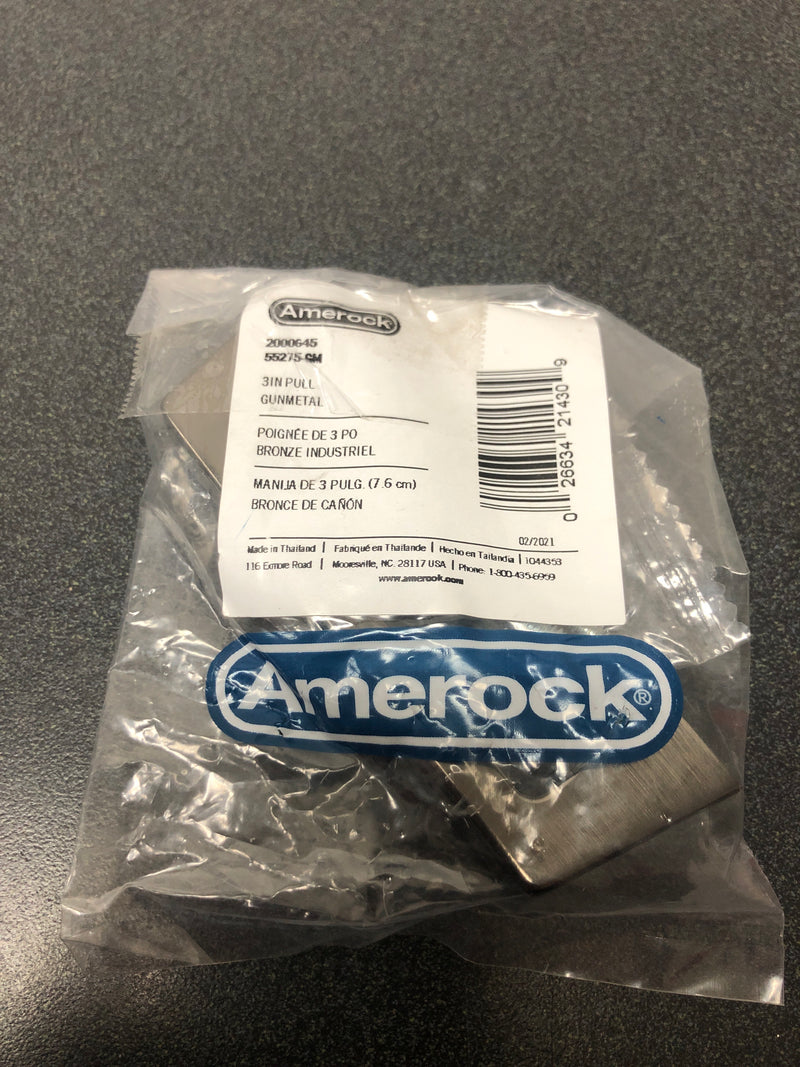 Amerock BP55275GM Blackrock 3 Inch Center to Center Handle Cabinet Pull - Gunmetal