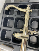 Delta T4797-PNFL-LHP Cassidy Floor Mounted Tub Filler with Integrated Diverter and Hand Shower - Less Rough In - Brilliance Polished Nickel