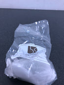 Belwith Keeler B076865-MB Verge 1-3/16" Industrial Diamond Knurled Solid Brass Round Button Cabinet Knob / Drawer Knob - Matte Black