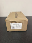 Baldwin Square Non-Turning Two-Sided Through-Door Dummy Door Lever Set with Square Rosette from the Reserve Collection