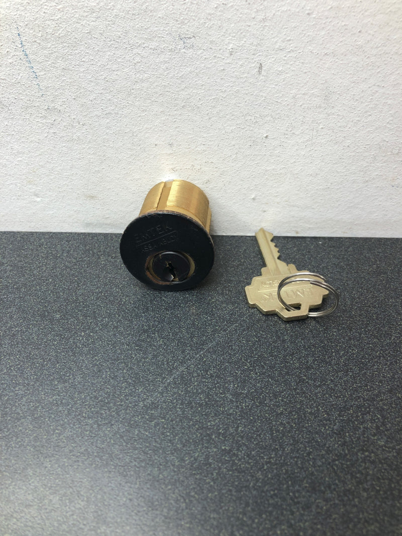 Emtek 3521FB Cheyenne Mortise Style Complete Lockset from the Sandcast Bronze and Wrought Steel Collection - Flat Black