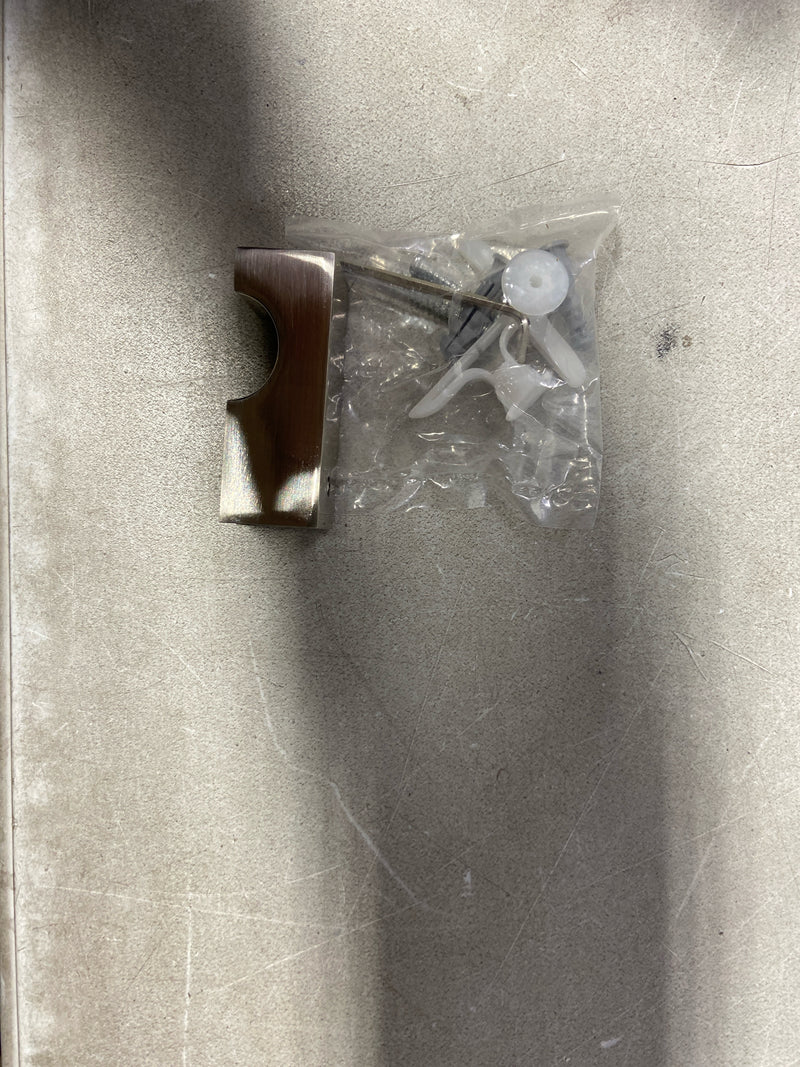 Amerock BH36080G10 Monument Single Hook Robe Hook - Brushed Nickel