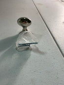 Jeffrey Alexander 3991NI Lyon 1-9/16" Oval Egg Classic Cabinet Knob / Drawer Knob - Polished Nickel