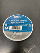 PROFLO PF42820 2" or 3" PVC Shower Drain with 4" Stainless Steel Strainer - Stainless Steel