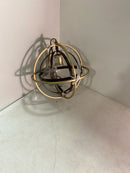 Home decorators collection 27030 Barton Bay 1-Light Bronze and Champagne Pewter Orb Mini Pendant