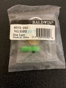 Baldwin 4015.260 Wall Type Flush Bumper, Chrome