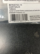 Belwith Keeler B076307GC-14 Chrysalis 5-1/16~ Inch (128 mm) Center to Center Luxury Glam Glass Cabinet Handle / Drawer Pull with Wire Wrap Accent - Polished Nickel With Cerulean Glass