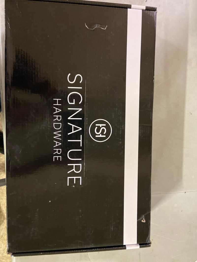 Signature Hardware 953982 Sefina 1.2 GPM Widespread Bathroom Faucet with Pop-Up Drain Assembly - Brushed Nickel