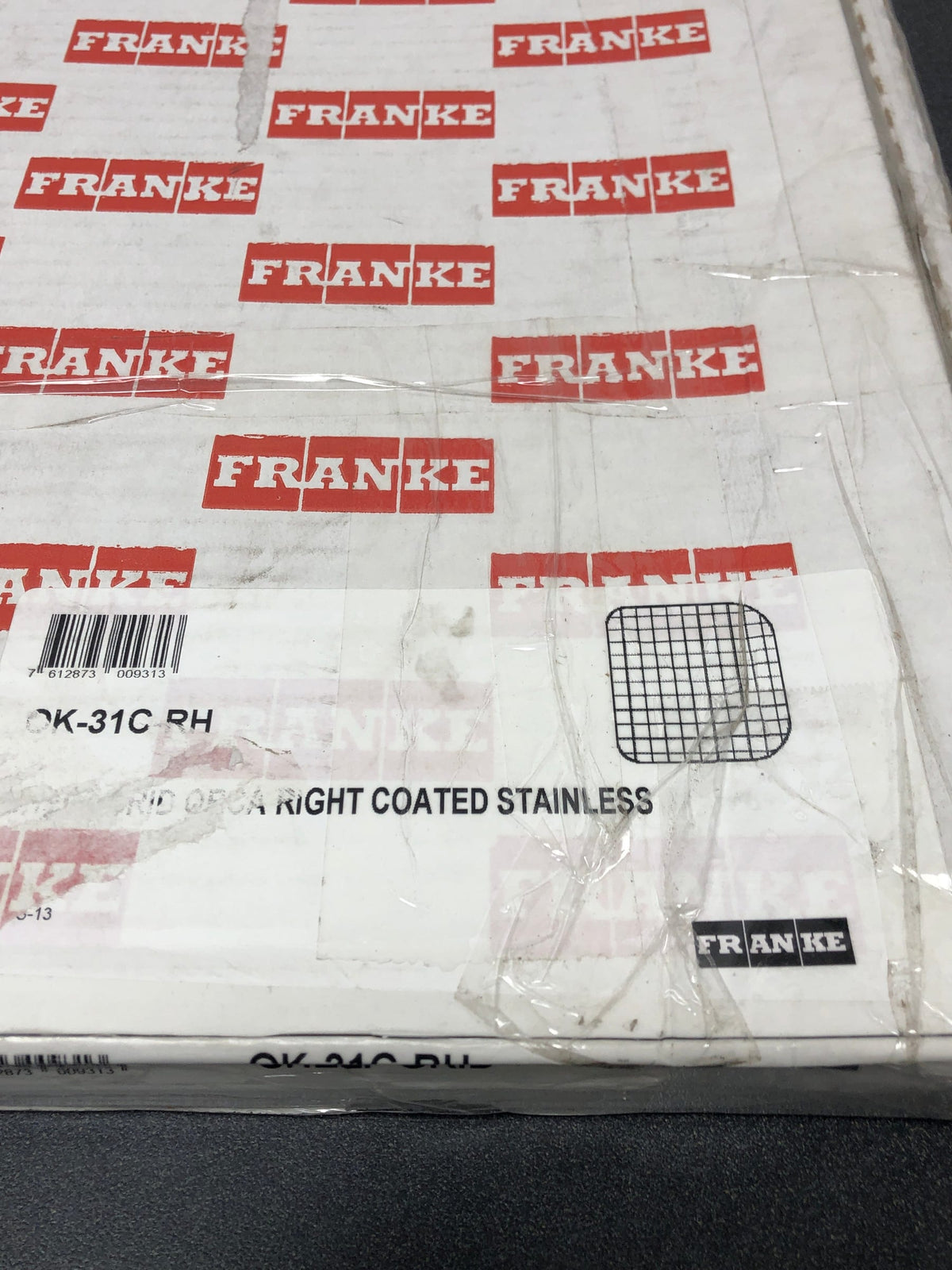 Franke OK-31C-RH Orca Right Basin Bottom Grid Sink Rack - For Use with ORK-110 - Vinyl Coat