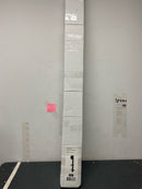 Miseno MBDH0205X60 60" Straight Strap Barn Door Hardware Kit - Black