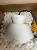 Justice Design Group CER-6420-BIS-MBLK-BKCD Radiance 11" Wide Pendant with Ceramic Shade - Matte Black