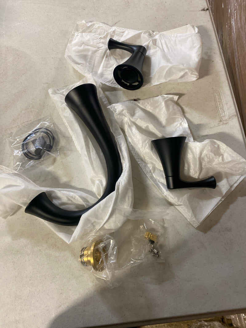 Kohler K-T35954-4-BL Buckley Deck-Mount Bath Faucet Trim - Matte Black