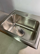 Elkay PSR17161 1-Hole Gourmet 16-Inch x 17-Inch Single Basin Drop-Inch Stainless Steel Kitchen Sink