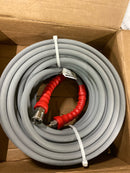 BE PRESSURE 85.238.215 Hose 100Ft 3/8" D/B Gry Ss Qc 6000 Psi