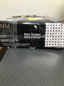 MSI SMOT-PT-RETBIA-2OCTG 12" x 12" Octagon Dot-Mounted Mosaic Walls Tile - Glossy Marble Visual - Sold by Carton (14.1 SF/Carton) - Retro Bianco