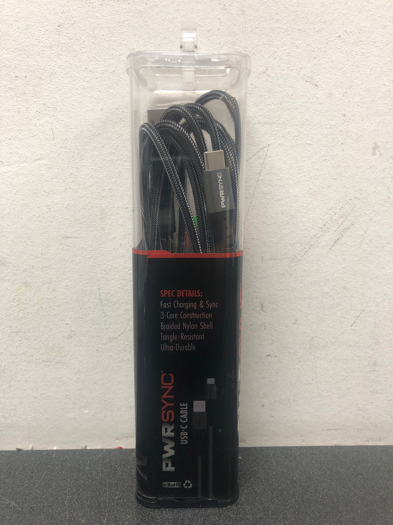 Tzumi 8478HD PWRSYNC 10 ft. Ultra Tough USB-C Cable