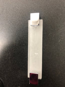 Sietto P-1200-PC Affinity 5-5/8 Inch Center to Center Handle Cabinet Pull with Clear Glass - Polished Chrome