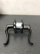 Baldwin 5237112LENT 5237 Left Handed Single Cylinder Keyed Entry Door Lever Set with R027 Rose from the Estate Collection - Venetian Bronze